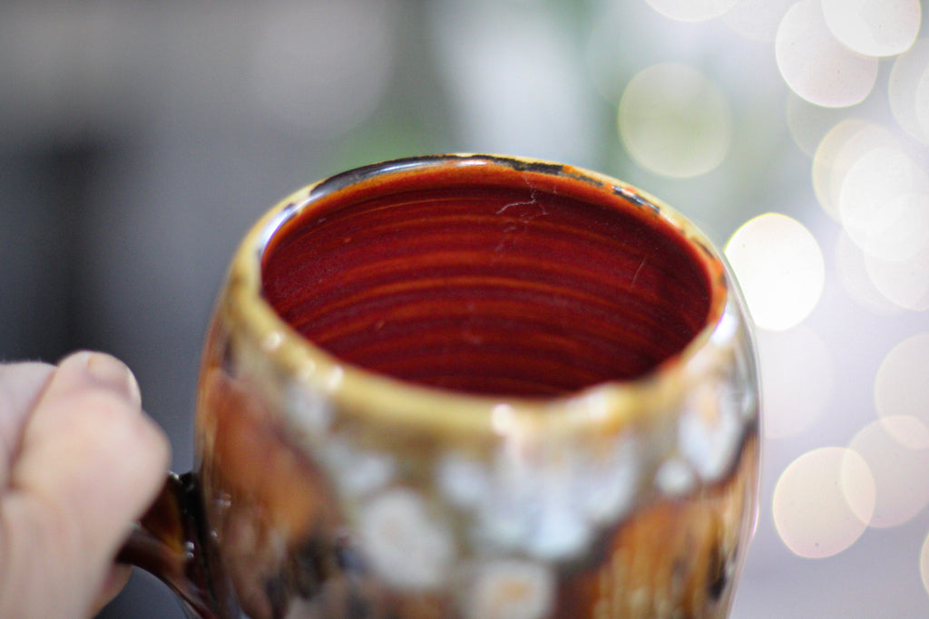 02-A Desert Oasis Variation Gourd Mug - TOP SHELF, 26 oz.