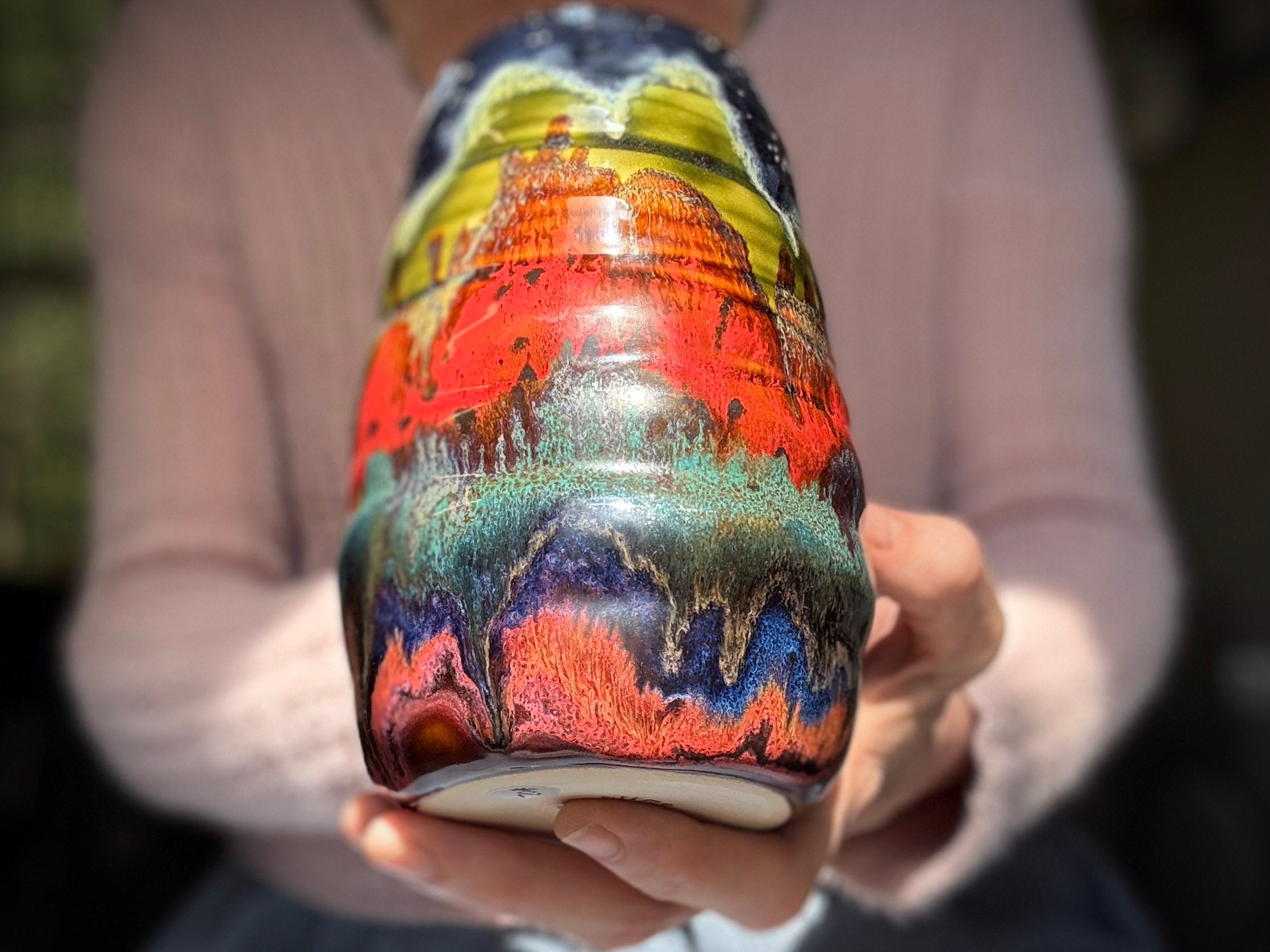 02-B Starry Night Swirly Mug - TOP SHELF, 25 oz.