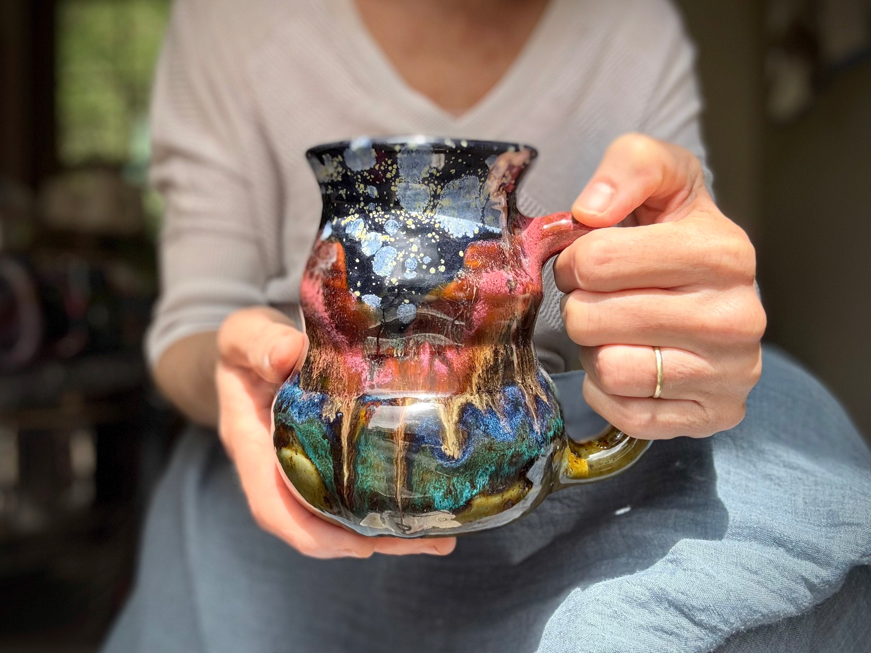03-B Starry Night Cuddle Mug - TOP SHELF, 23 oz.