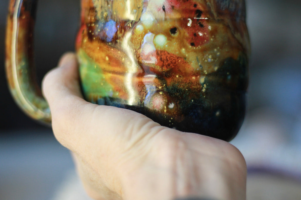 02-C Whimsy Textured Mug - TOP SHELF, 21 oz.