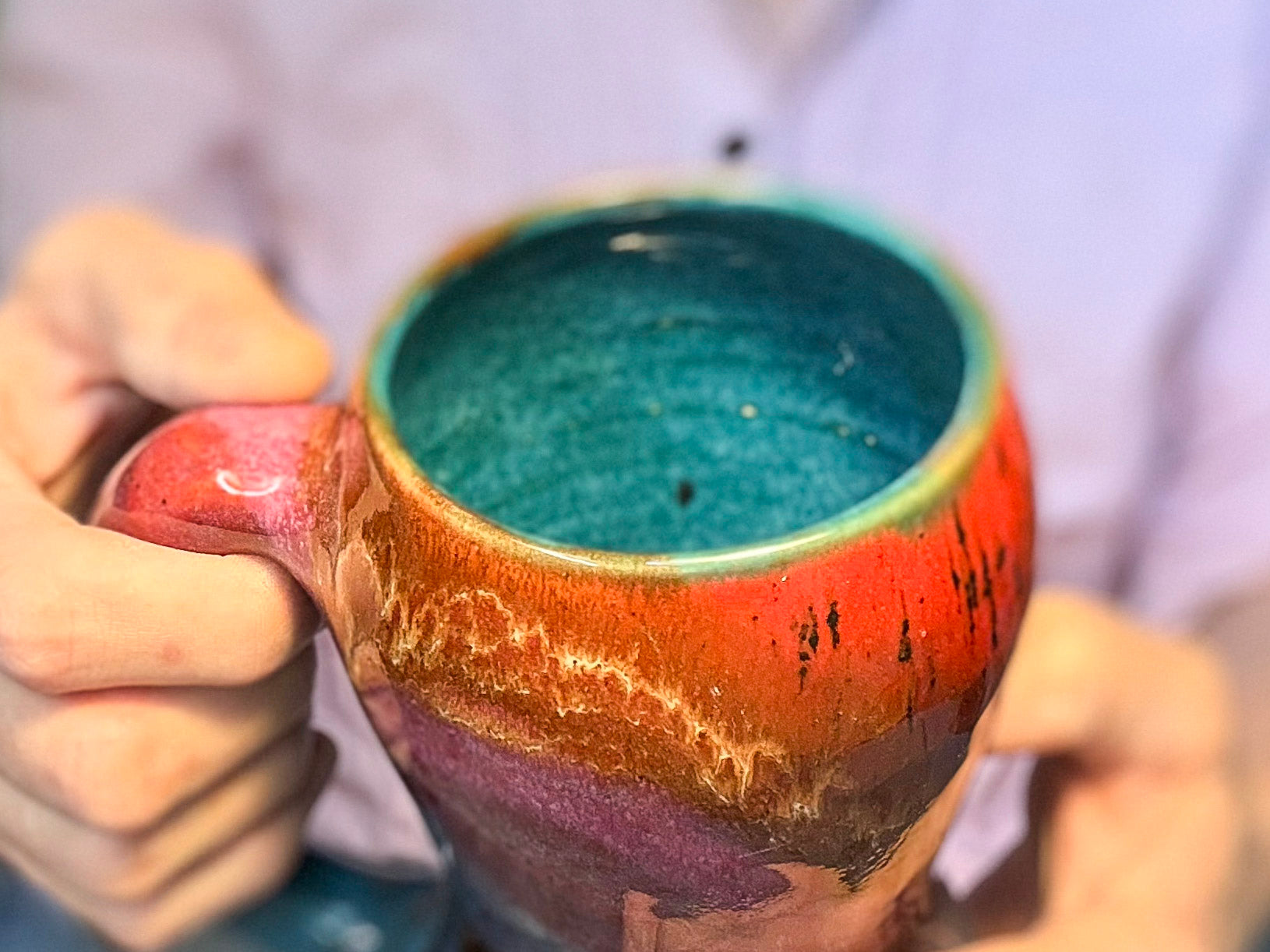 02-D EXPERIMENT Curvy Mug, 17 oz.