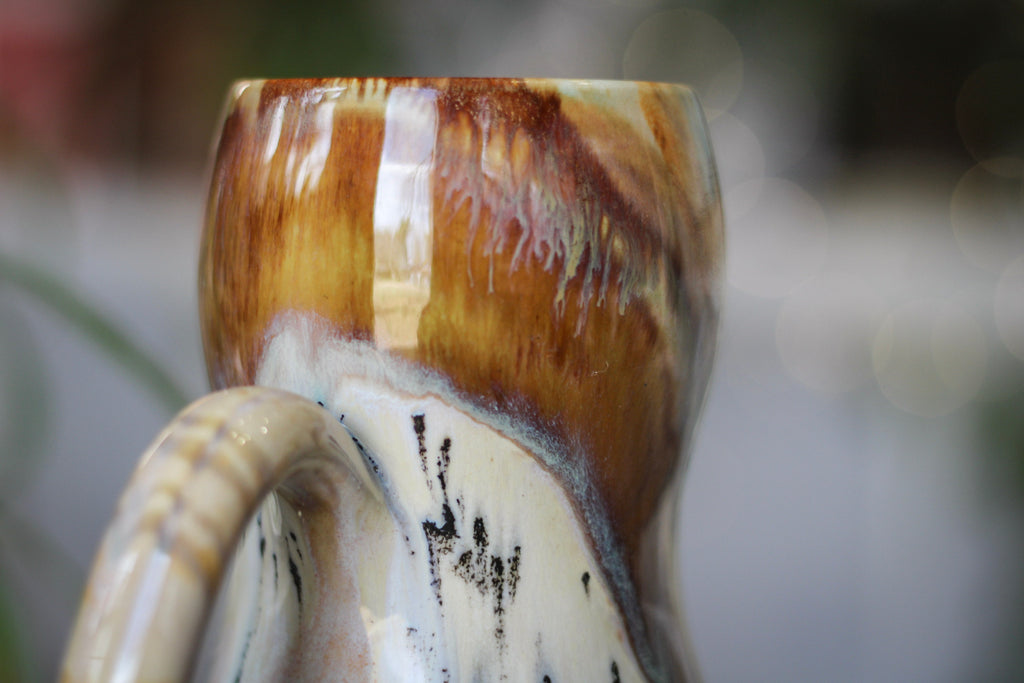 02-B Soft Earth Series PROTOTYPE Gourd Mug - TOP SHELF MISFIT, 24 oz.