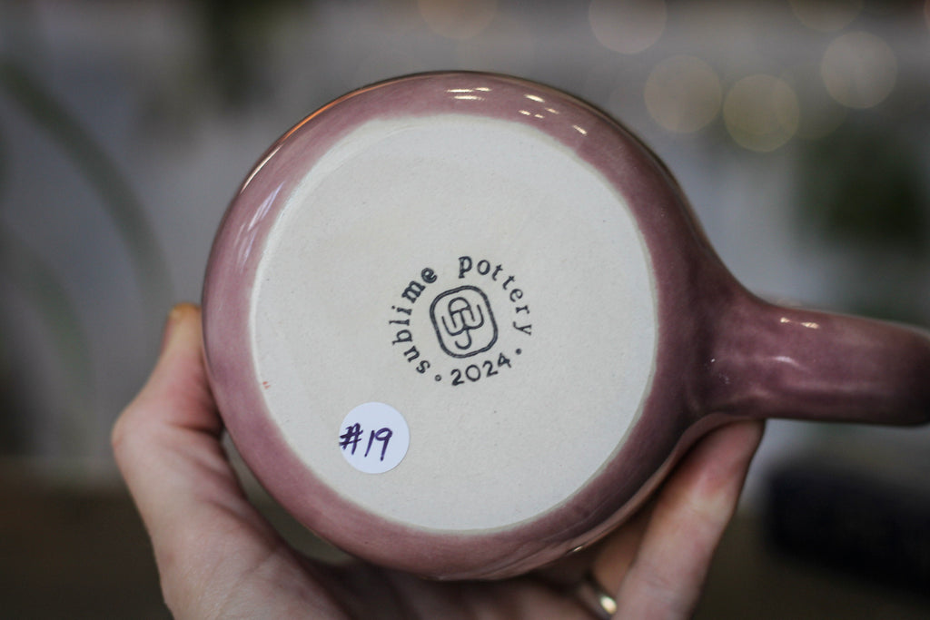 19-B Lavender Fields Mug, 24 oz.