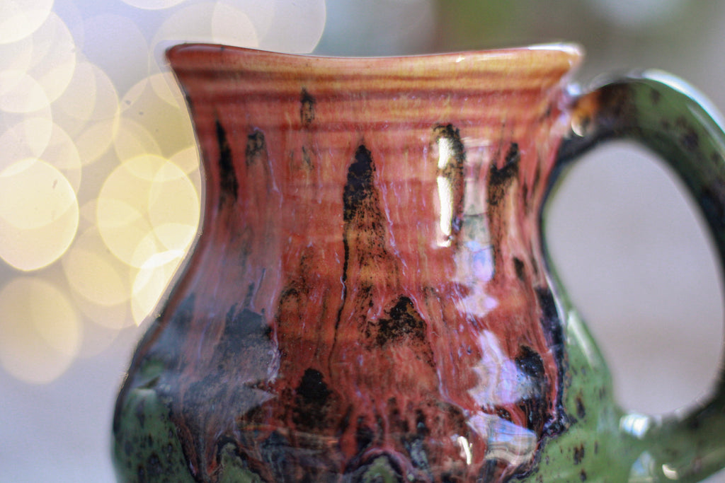 15-E Watermelon EXPERIMENT Barely Flared Textured Mug, 12 oz.