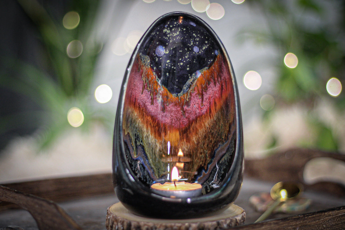 19-B Starry Night Candleholder