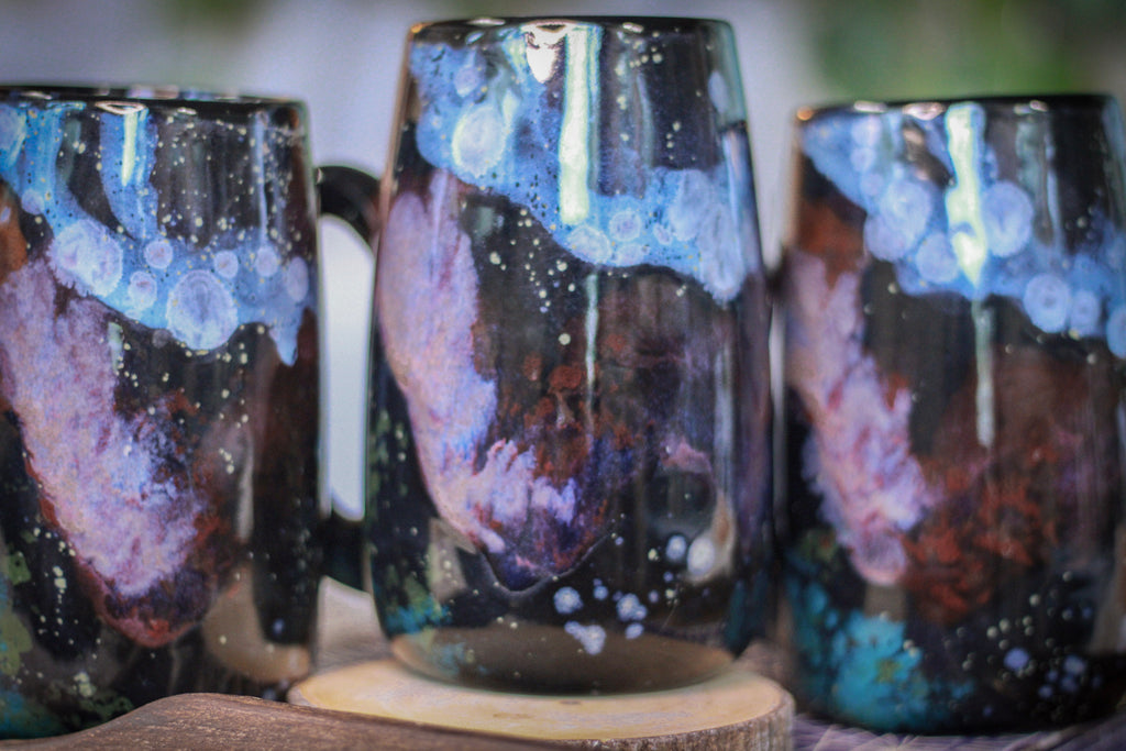 17-C Rainbow Stellar Mug - MISFIT, 25 oz. - 15% off (This listing is for one mug)