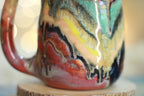14-D Rainbow Family Variation Textured Mug, 15 oz.