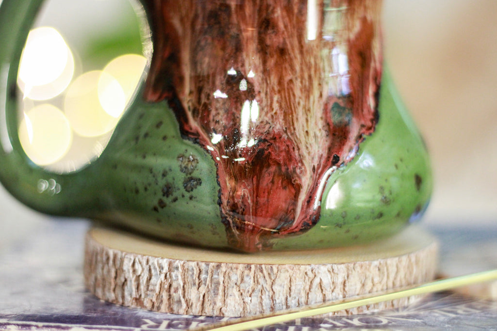 15-E Molten Melon Textured Mug, 14 oz.