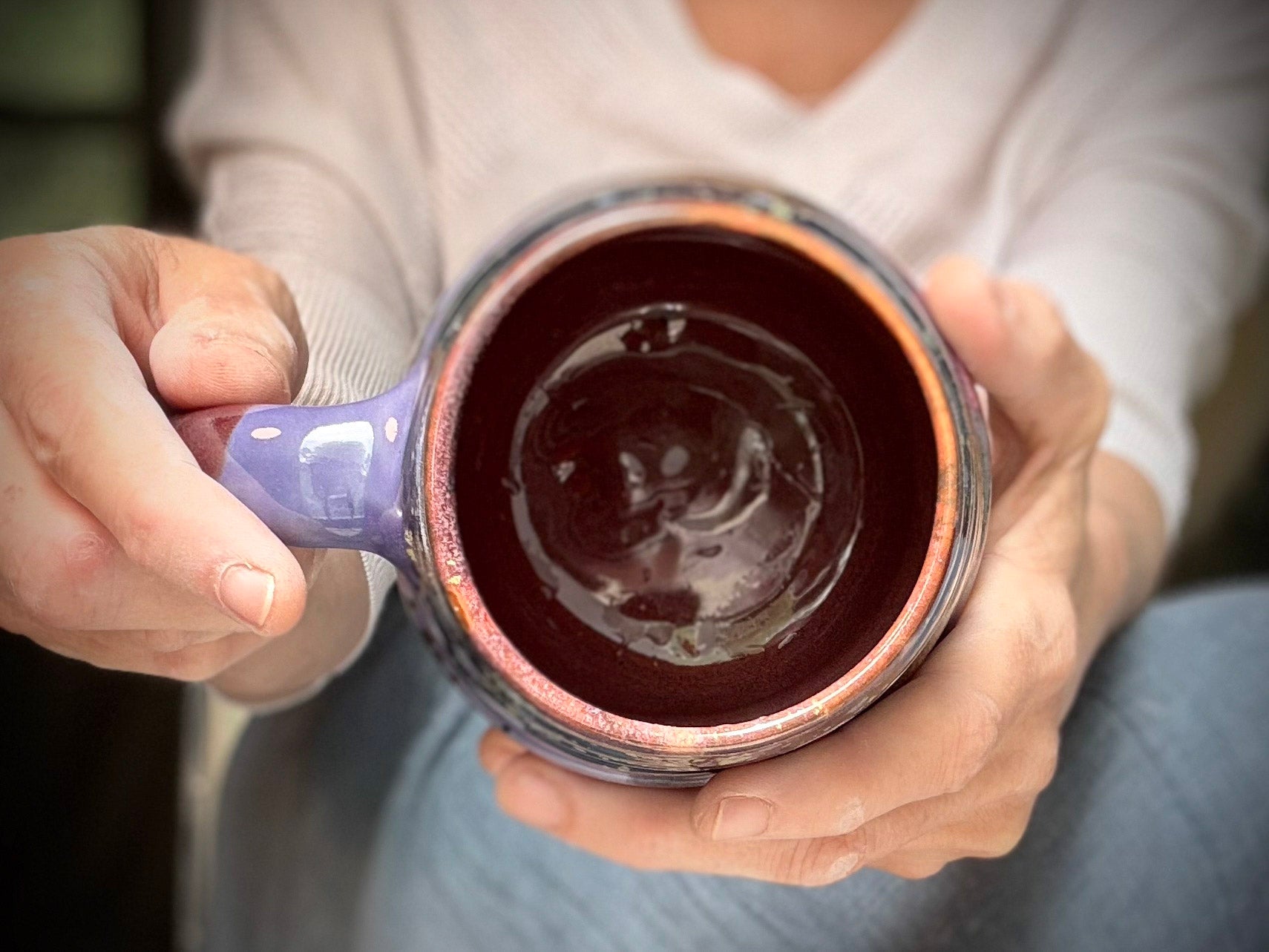 19-B Purple Mountain Majesty Swirly Mug - MISFIT, 25 oz. - 20% off