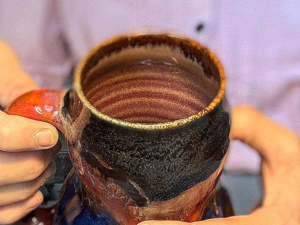 19-C Purple PROTOTYPE Curvy Mug, 22 oz.