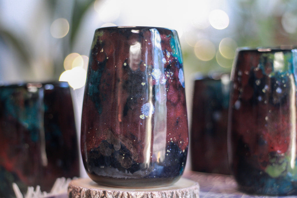 14-A Rainbow Stellar Mug, 18 oz. (This listing is for one mug)