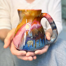 Load image into Gallery viewer, 19-D Rainbow PROTOTYPE Flared Mug, 22 oz.