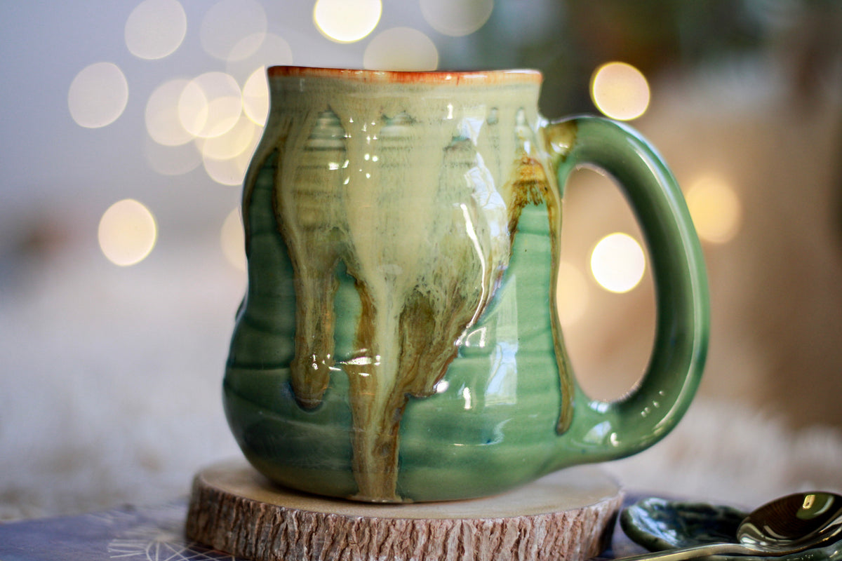 15-F EXPERIMENT Barely Flared Textured Divot Mug - MINOR MISFIT, 17 oz. - 10% off