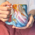 19-D Rainbow Grotto Variation Mid Mod Mug - MISFIT, 16 oz. - 20% off