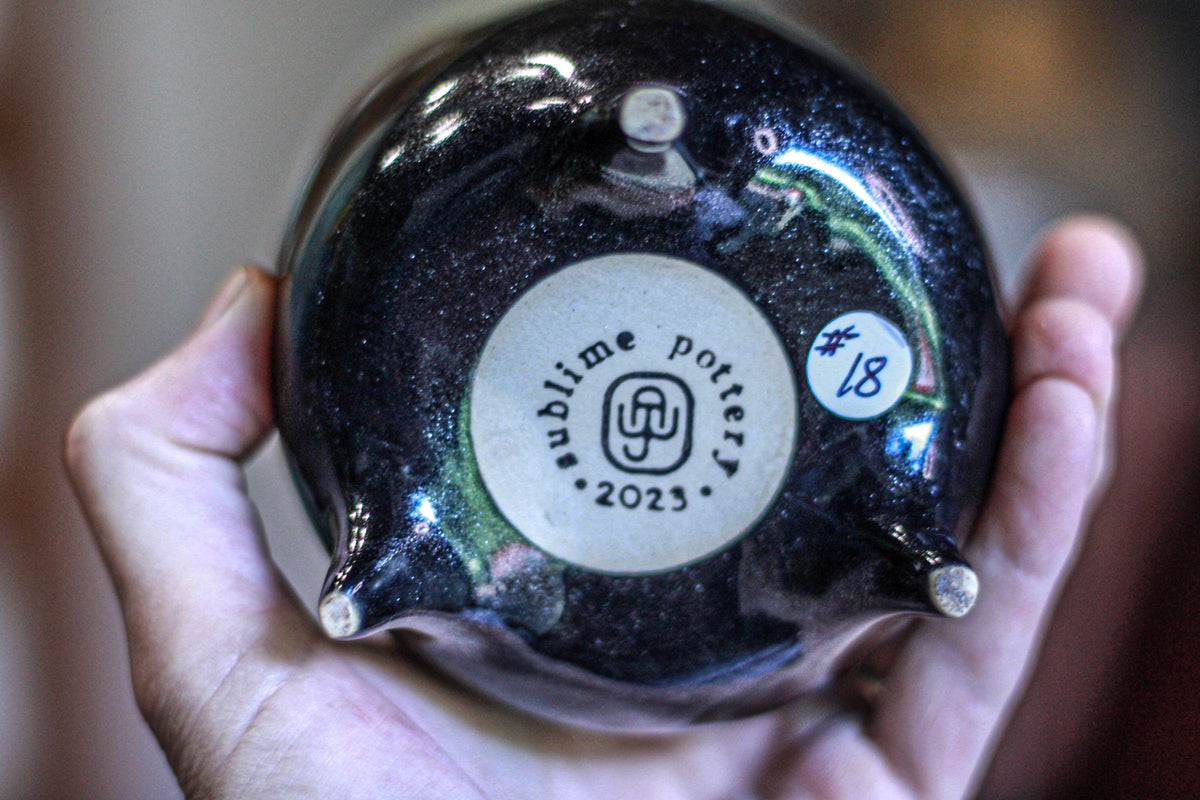 18-B Starry Night Candle Holder