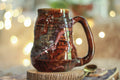 15-D Cinnamon Grotto Textured Divot Mug, 18 oz.