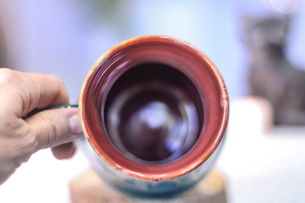 18-D New Wave Textured Acorn Mug, 19 oz.