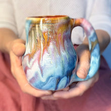 Load image into Gallery viewer, 19-D Rainbow Grotto Variation Mid Mod Mug - MISFIT, 16 oz. - 20% off