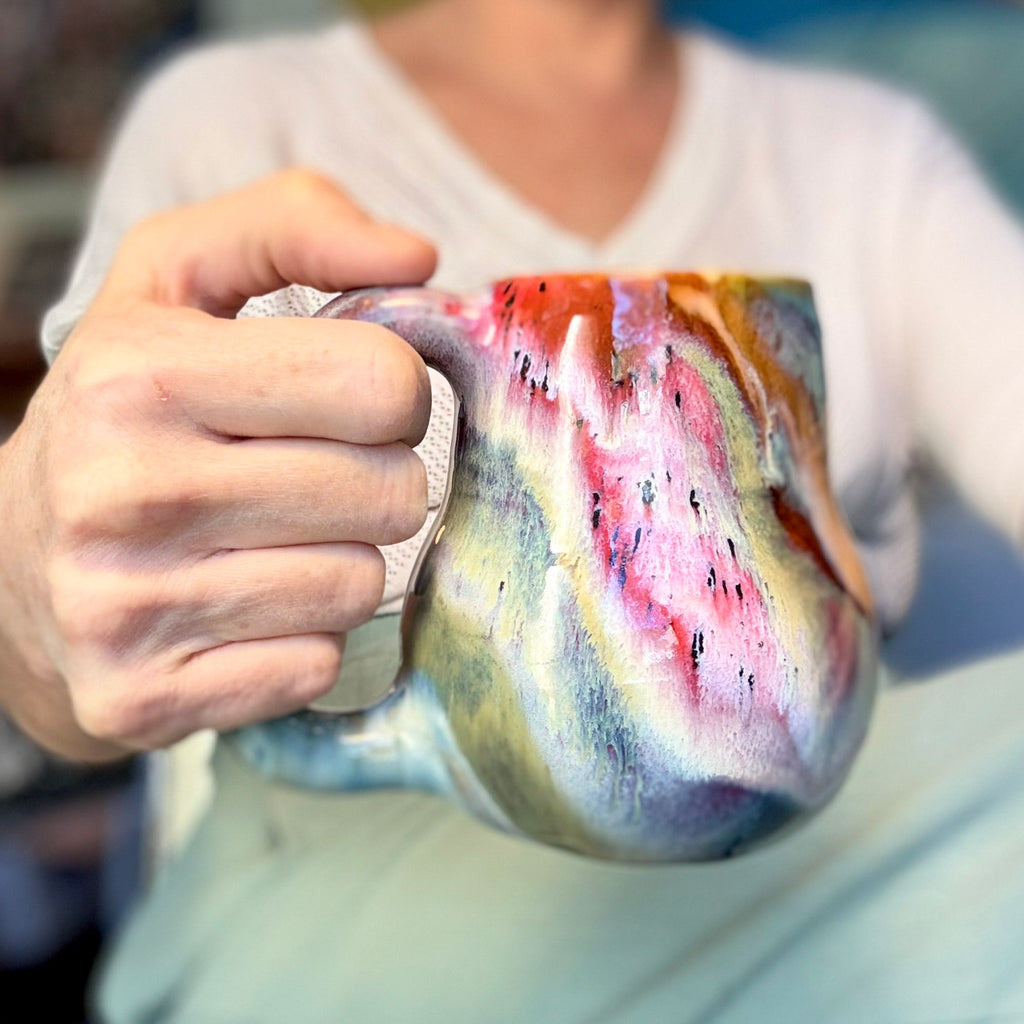17-D Misty Whimsy PROTOTYPE Curvy Mug, 17 oz.