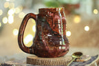 15-D Cinnamon Grotto Textured Divot Mug, 18 oz.