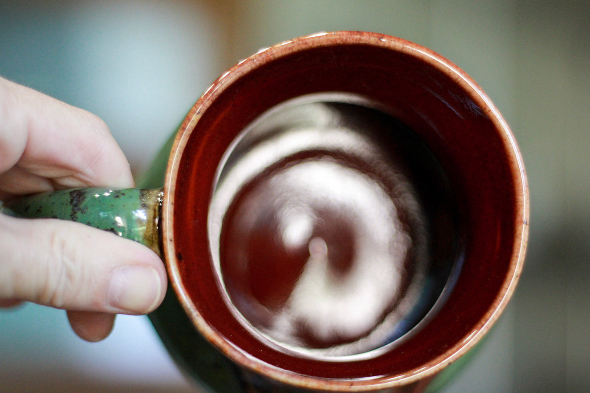 15-E Molten Melon Textured Mug, 14 oz.