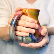 Load image into Gallery viewer, 19-D Rainbow PROTOTYPE Flared Mug, 22 oz.
