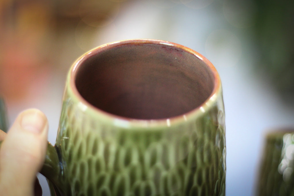 31-E Evergreen Textured Mug, 23 oz. (This listing is for one mug)