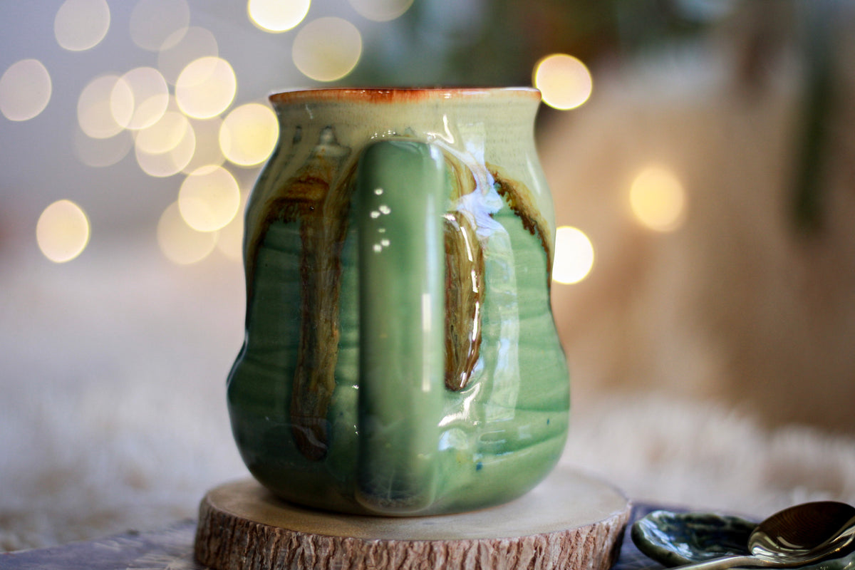15-F EXPERIMENT Barely Flared Textured Divot Mug - MINOR MISFIT, 17 oz. - 10% off