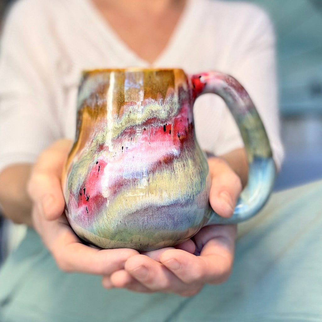 17-D Misty Whimsy PROTOTYPE Curvy Mug, 17 oz.