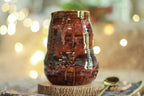 15-D Cinnamon Grotto Textured Divot Mug, 18 oz.