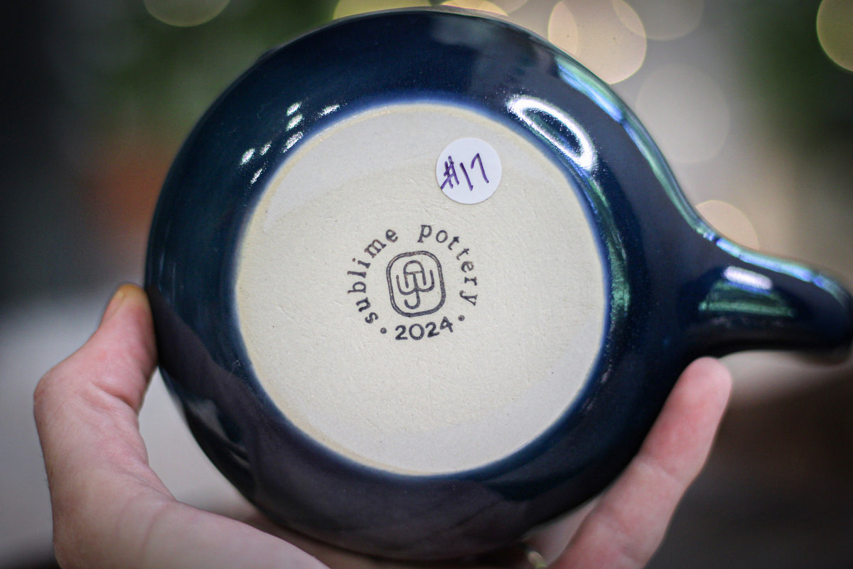 17-F Astral Wave Gourd Mug, 18 oz.