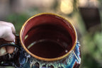 17-C Spectral New Wave Textured Squat Mug - TOP SHELF, 20 oz.