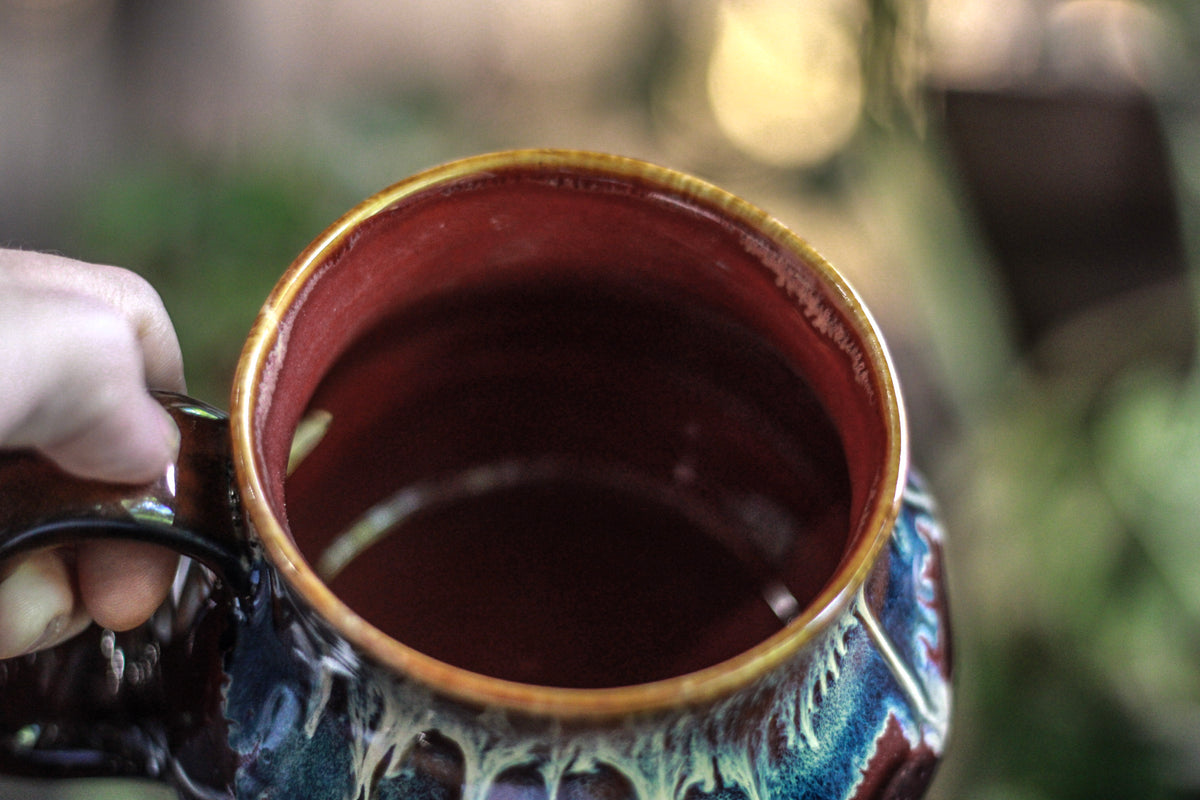 17-C Spectral New Wave Textured Squat Mug - TOP SHELF, 20 oz.