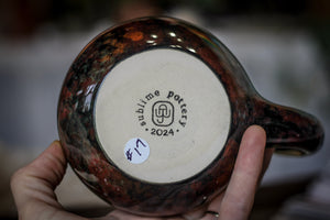 17-B Dragon's Blood Agate Gourd Mug, 17 oz.