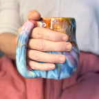 19-D Rainbow Grotto Variation Mid Mod Mug - MISFIT, 16 oz. - 20% off