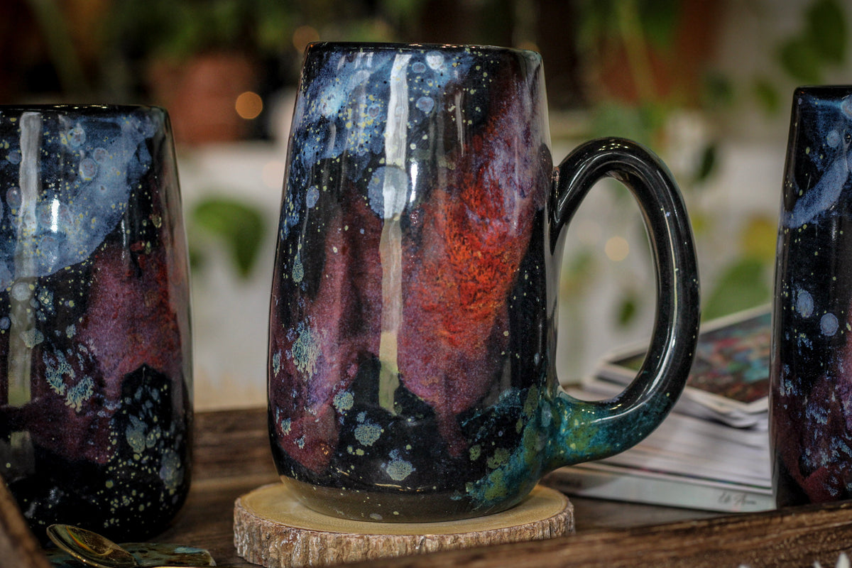 18-B Rainbow Stellar Mug, 23 oz. (This listing is for one mug)