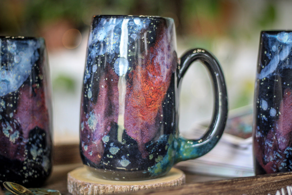 18-B Rainbow Stellar Mug, 23 oz. (This listing is for one mug)