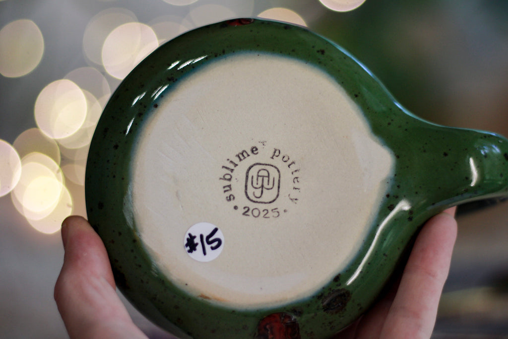 15-E Molten Melon Textured Mug, 14 oz.