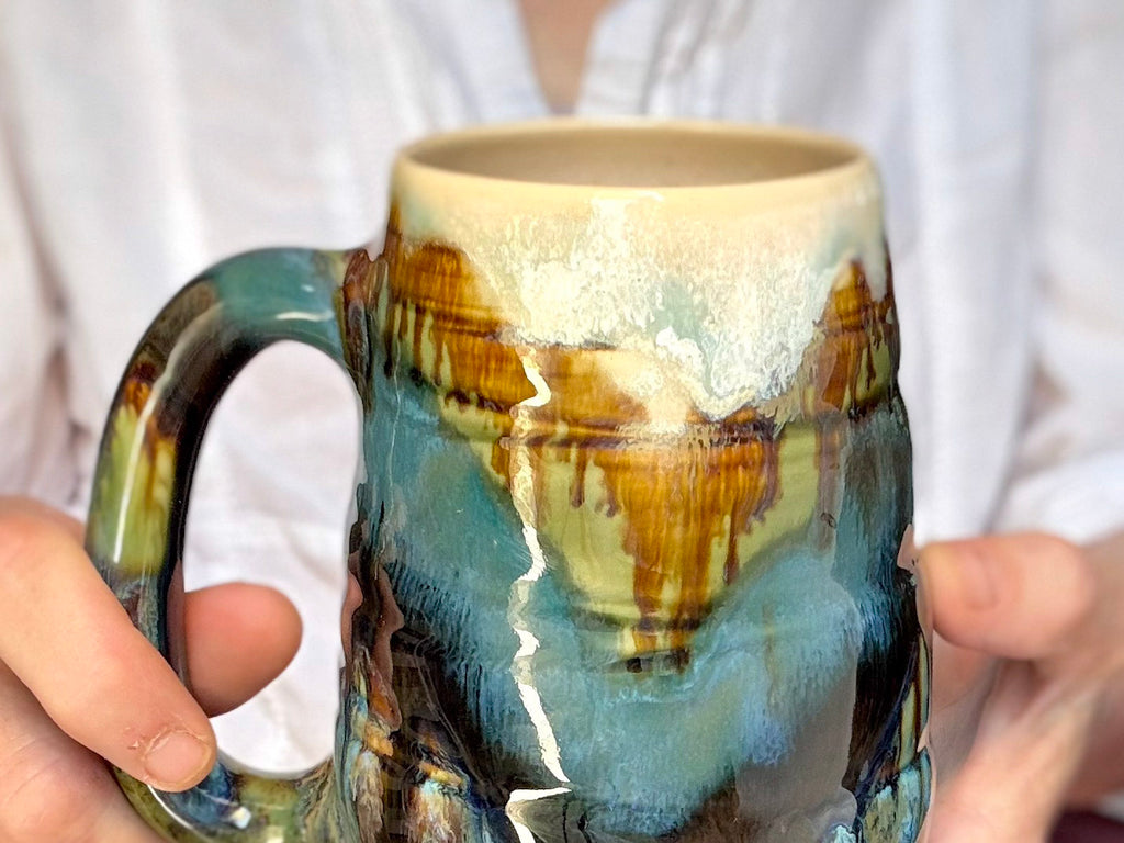 19-C Green Mountain Swirly Mug, 21 oz.
