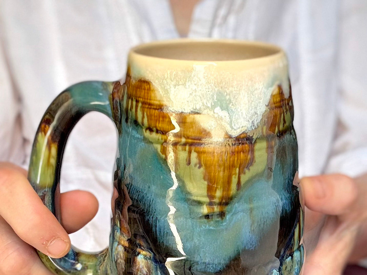 19-C Green Mountain Swirly Mug, 21 oz.