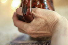 Load image into Gallery viewer, 15-D Cinnamon Grotto Textured Divot Mug, 18 oz.