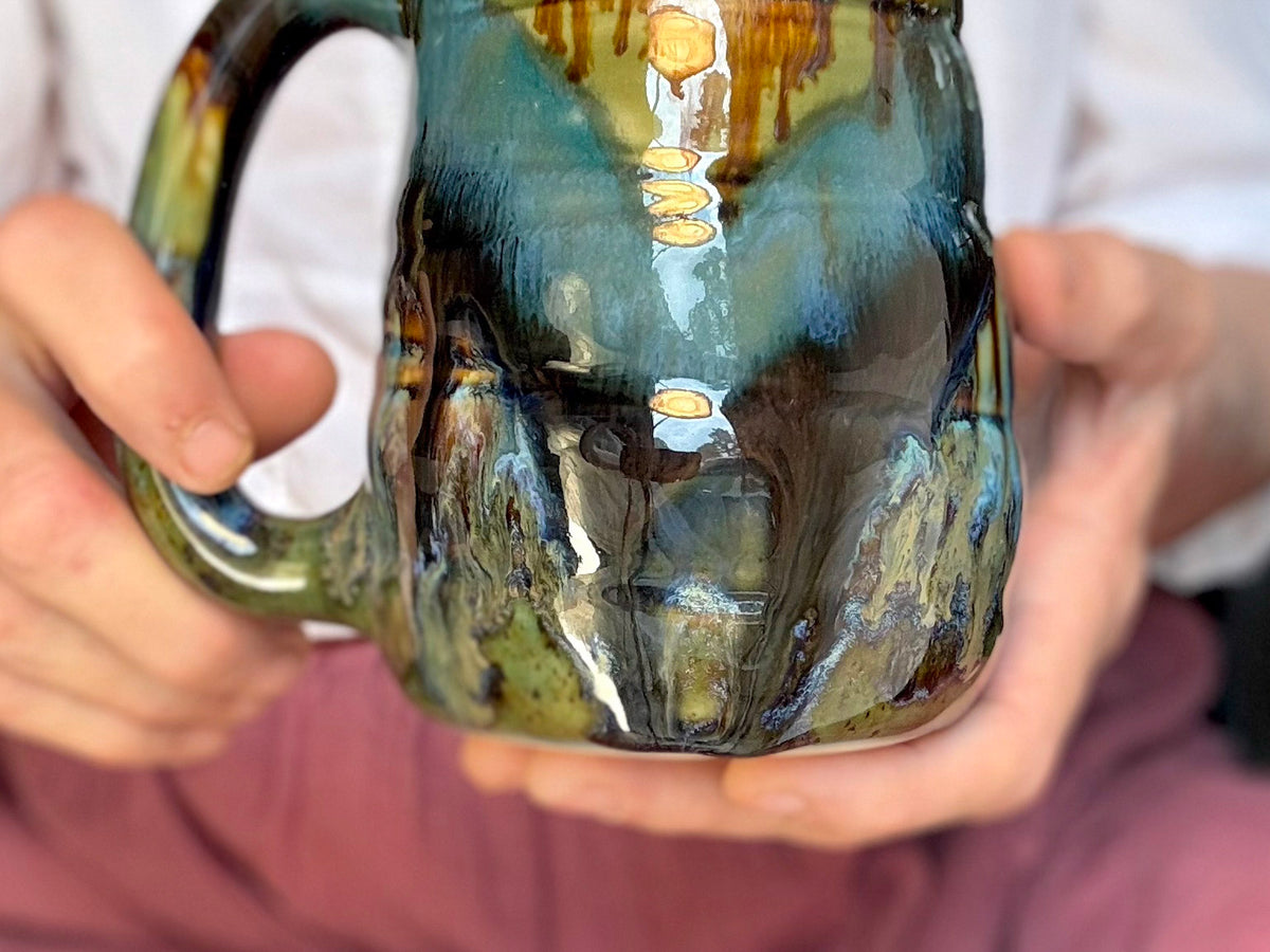 19-C Green Mountain Swirly Mug, 21 oz.