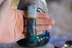 02-A Smoky Mountain Barely Flared Textured Divot Mug - TOP SHELF MISFIT, 23 oz.