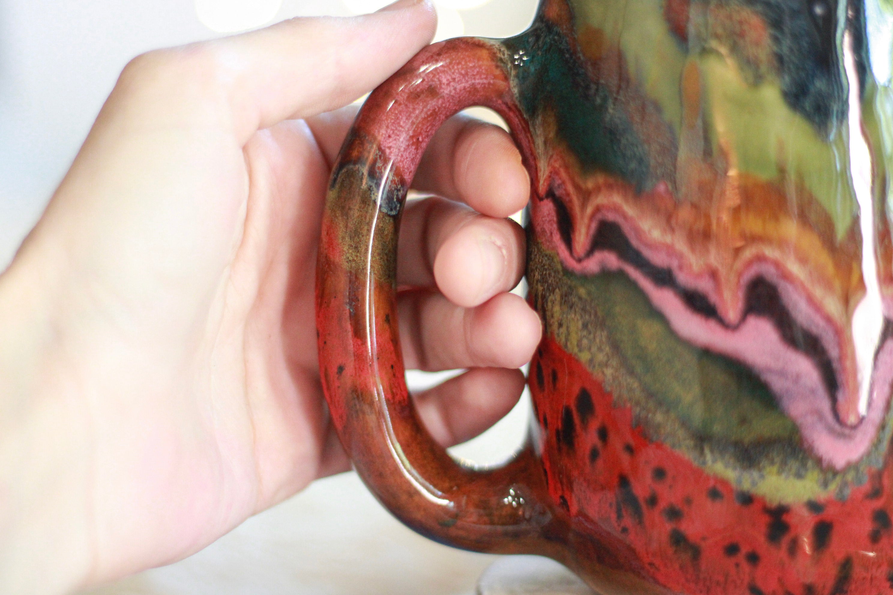 02-A Green Mountain Midnight Mug - TOP SHELF MISFIT, 25 oz.