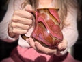 03-E Magenta Grotto Curvy Mug - TOP SHELF, 19 oz.