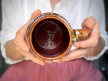 Load image into Gallery viewer, 02-B Molten Cheetah Swirly Mug - TOP SHELF, 26 oz.