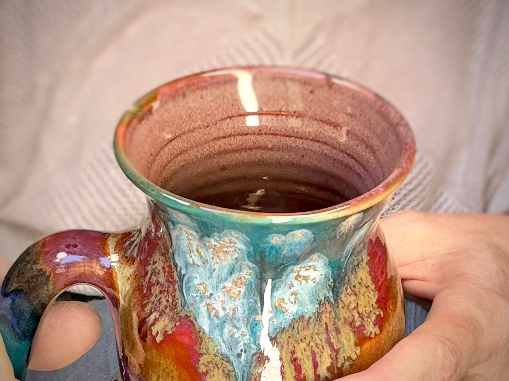 02-A Rainbow Valley Cuddle Mug - TOP SHELF, 26 oz.