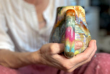 Load image into Gallery viewer, 05-D Rainbow EXPERIMENT Textured Crock Mug, 22 oz.