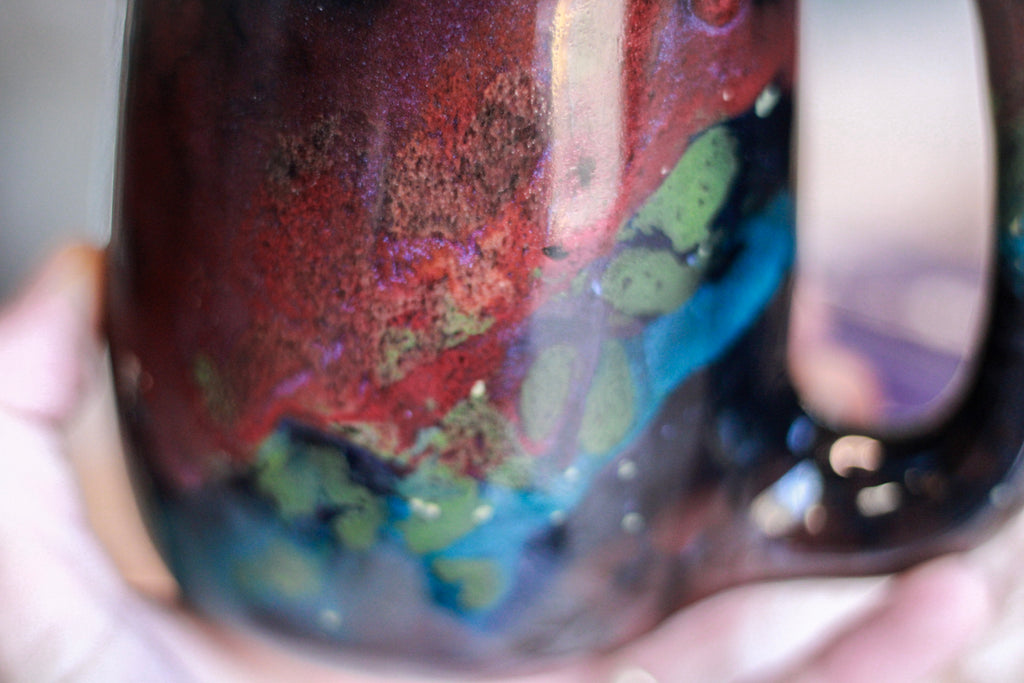 14-A Rainbow Stellar Mug, 18 oz. (This listing is for one mug)