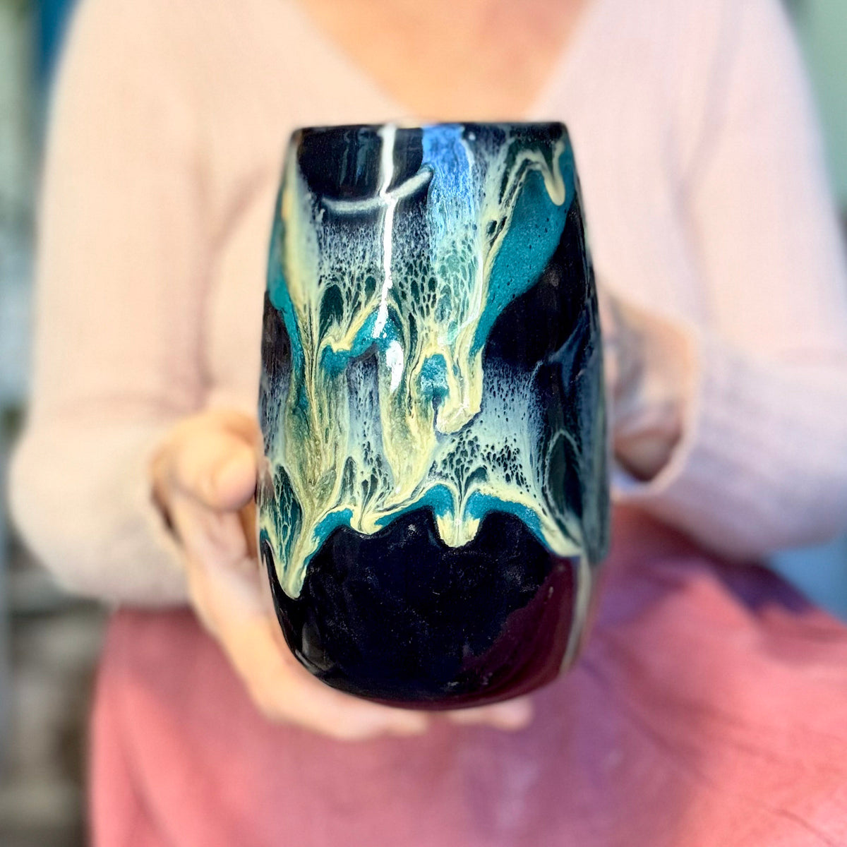 18-E Turquoise Grotto Mug - MISFIT, 28 oz. - 15% off